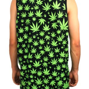 Camiseta Regata Cannabis Preta Ray Brown