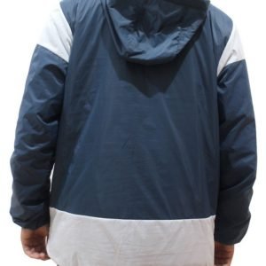 Jaqueta Corta Vento Chronic 420 Blusa Touca Azul e Branco
