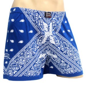 Cueca Samba Canção Bandana Chicana Ganja Azul Ray Brown
