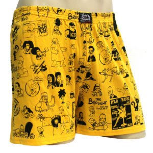 Cueca Samba Canção Simpsons Amarelo Ray Brown