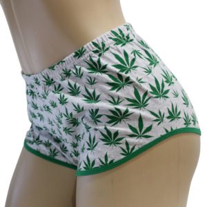 Short Cannabis Cinza Mescla e Verde Ray Brown