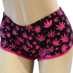 Short Cannabis Preto e Rosa Ray Brown