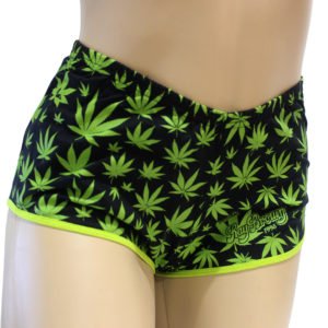 Short Cannabis Preto e Verde Ray Brown