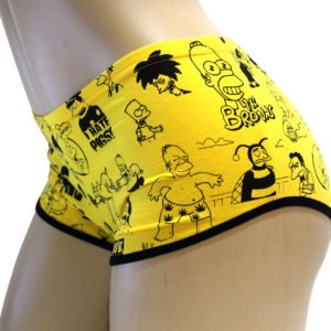 Short Simpsons Amarelo e Preto Ray Brown
