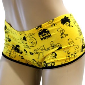 Short Simpsons Amarelo e Preto Ray Brown