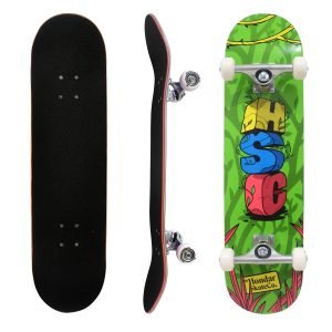 Skate Hondar Montado Maple Street Park Graffiti 3D Roxo 8.0