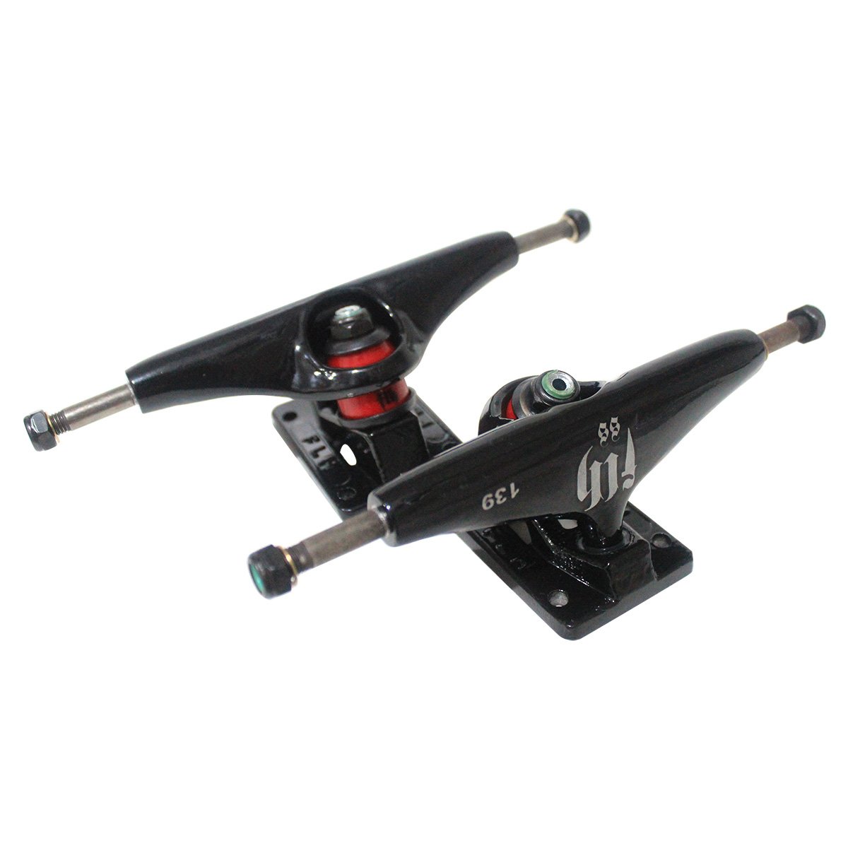 Truck Skate FLH 139mm SS Preto Central Vazado