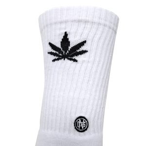 Meia Chronic 420 Erva Ganja Brisas Cano Alto Longo Skate