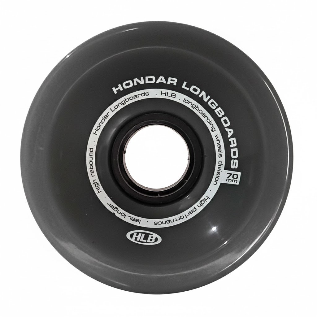 Roda Hondar Longboard Cinza Skate Cruiser Brats 70mm 78a