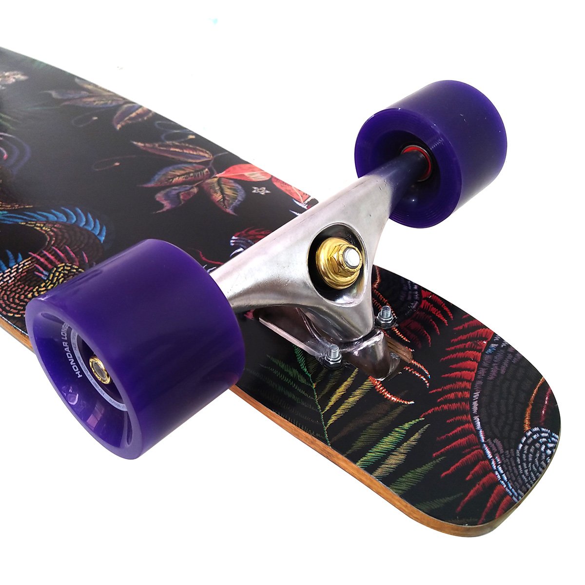 Skate Longboard Hondar Cruiser Montado Maple Completo Pro