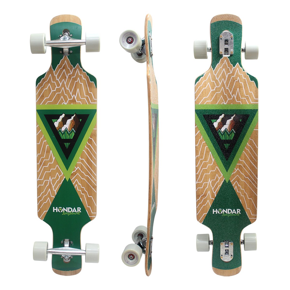 Skate Longboard Hondar Cruiser Montado | Essência Skateboard