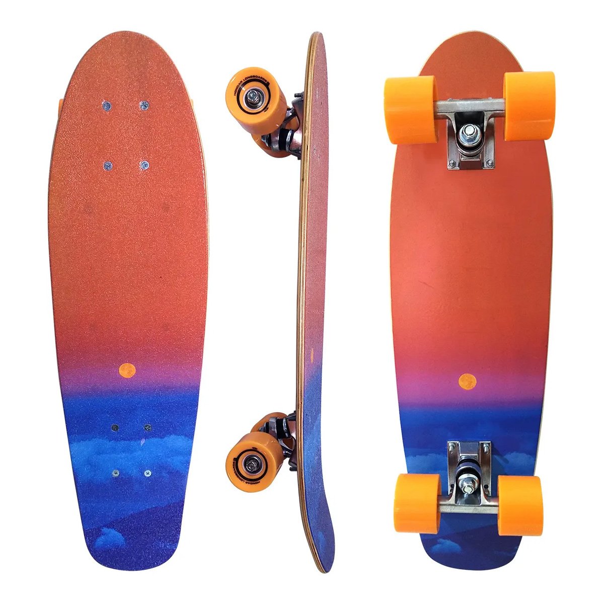 Skate Cruiser Hondar Montado Shape Maple Completo Penny Old