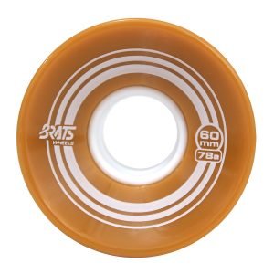Rodas Skate Cruiser Laranja Hondar Brats Simulador Surf 60mm
