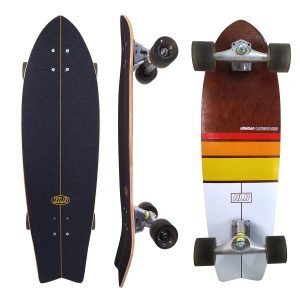 Skate Simulador de Surf Hondar Longboards Montado Completo