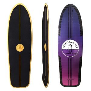 Shape Simulador de Surf Skate Performance Profissional 34" Roxo