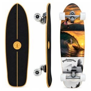 Skate Simulador Surf Performance Profissional 34" e 36" Completo