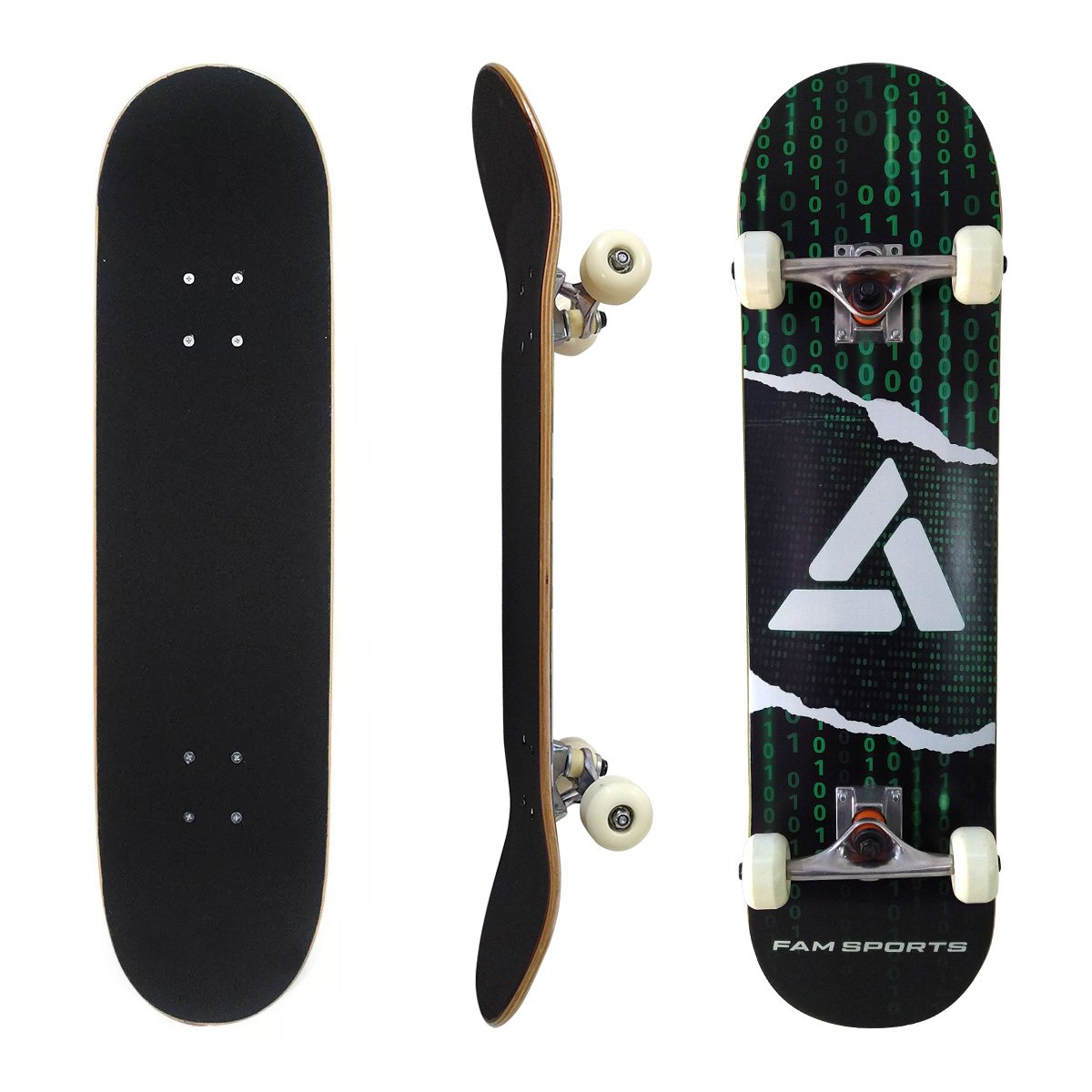 Skate Hondar Montado FAM Iniciante Shape Maple Street Completo