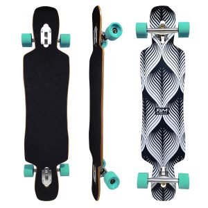 Skate Longboard Hondar FAM Montado Cruiser Maple Completo