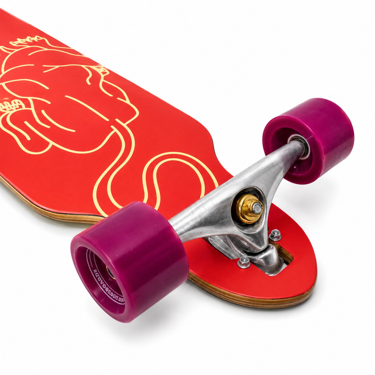 Skate Longboard Hondar FAM Montado Cruiser Maple Completo