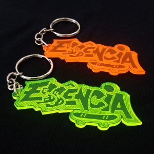 Chaveiro Acrílico Essência Skateboard