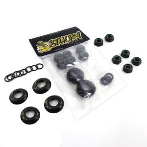 Kit Porcas Skate Sthorm Central 14 Eixo 13 e Arruelas Cone