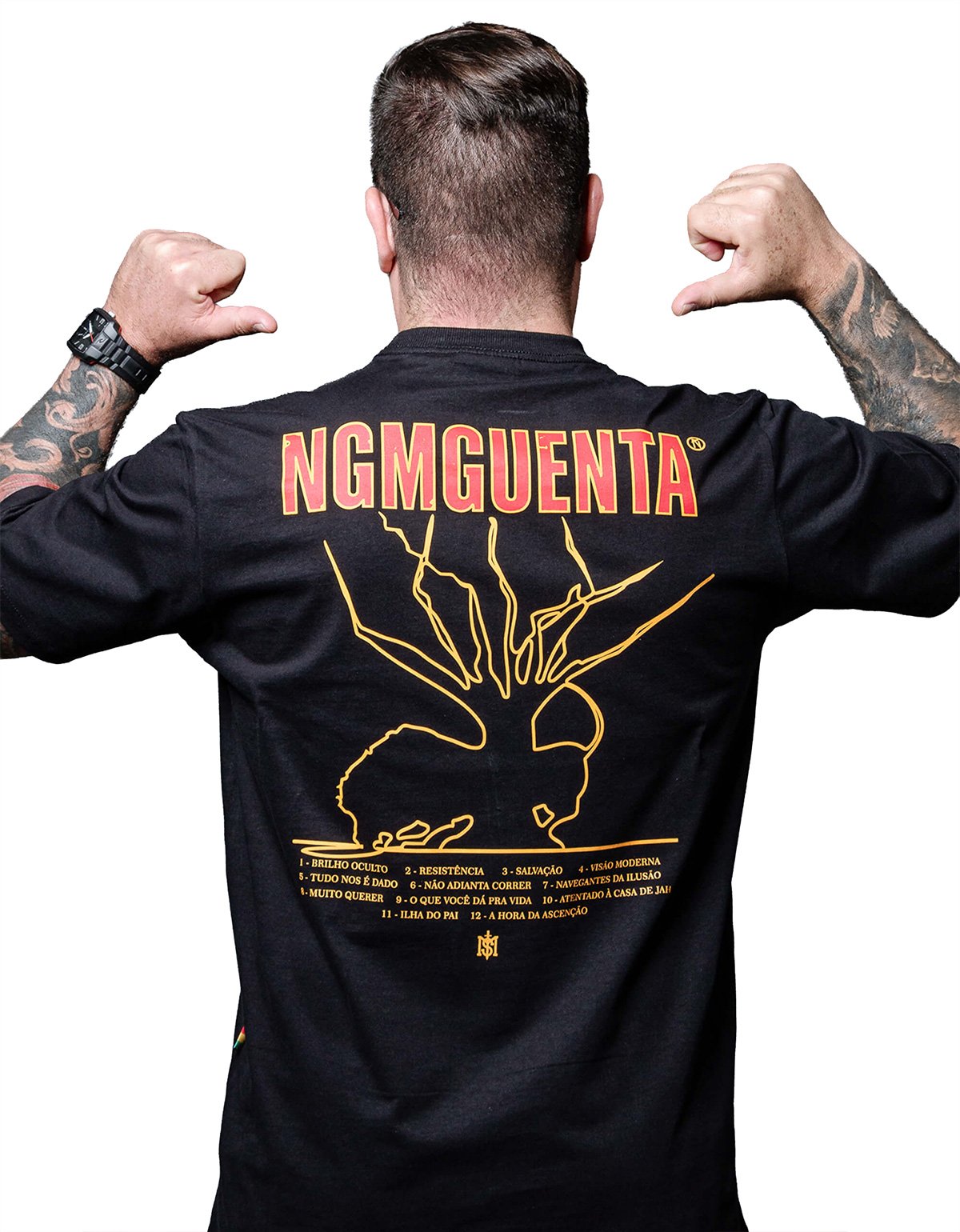 Camiseta Chronic Original Mato Seco Collab Reggae Raiz 420