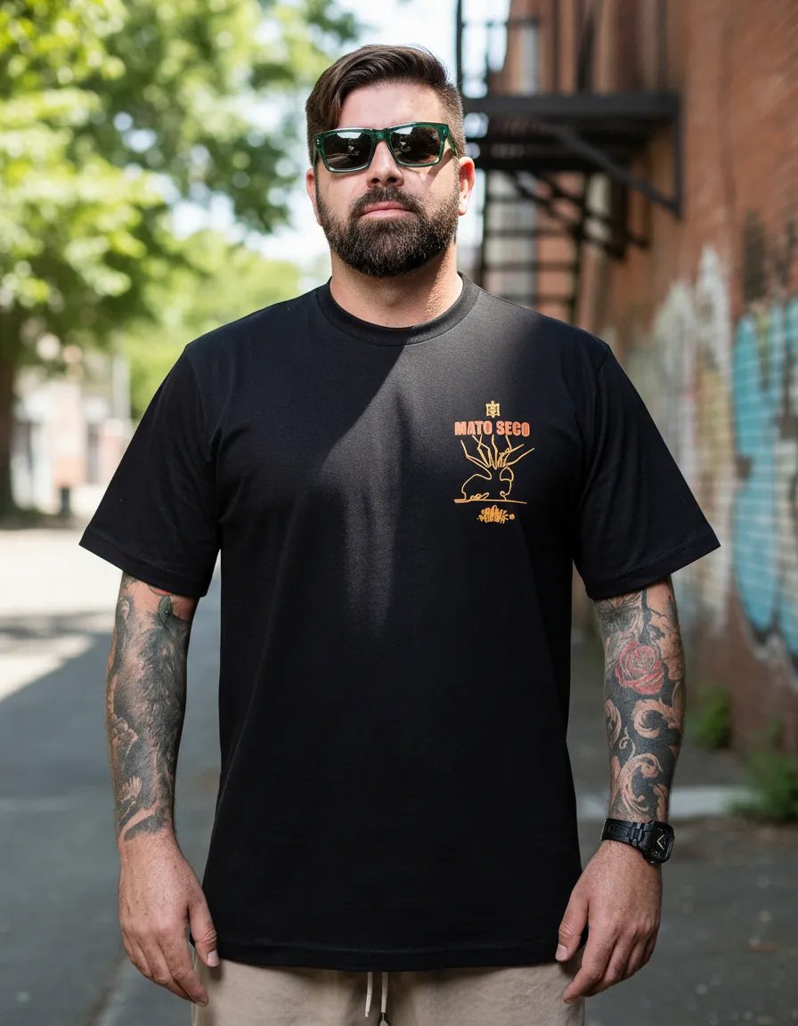 Camiseta Chronic Original Mato Seco Collab Reggae Raiz 420