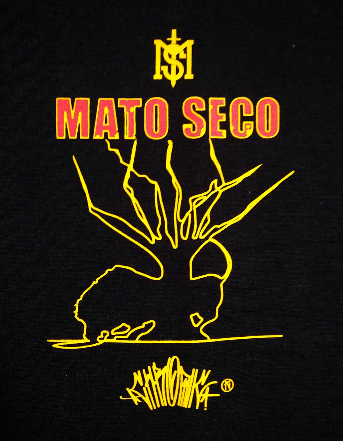 Camiseta Chronic Original Mato Seco Collab Reggae Raiz 420