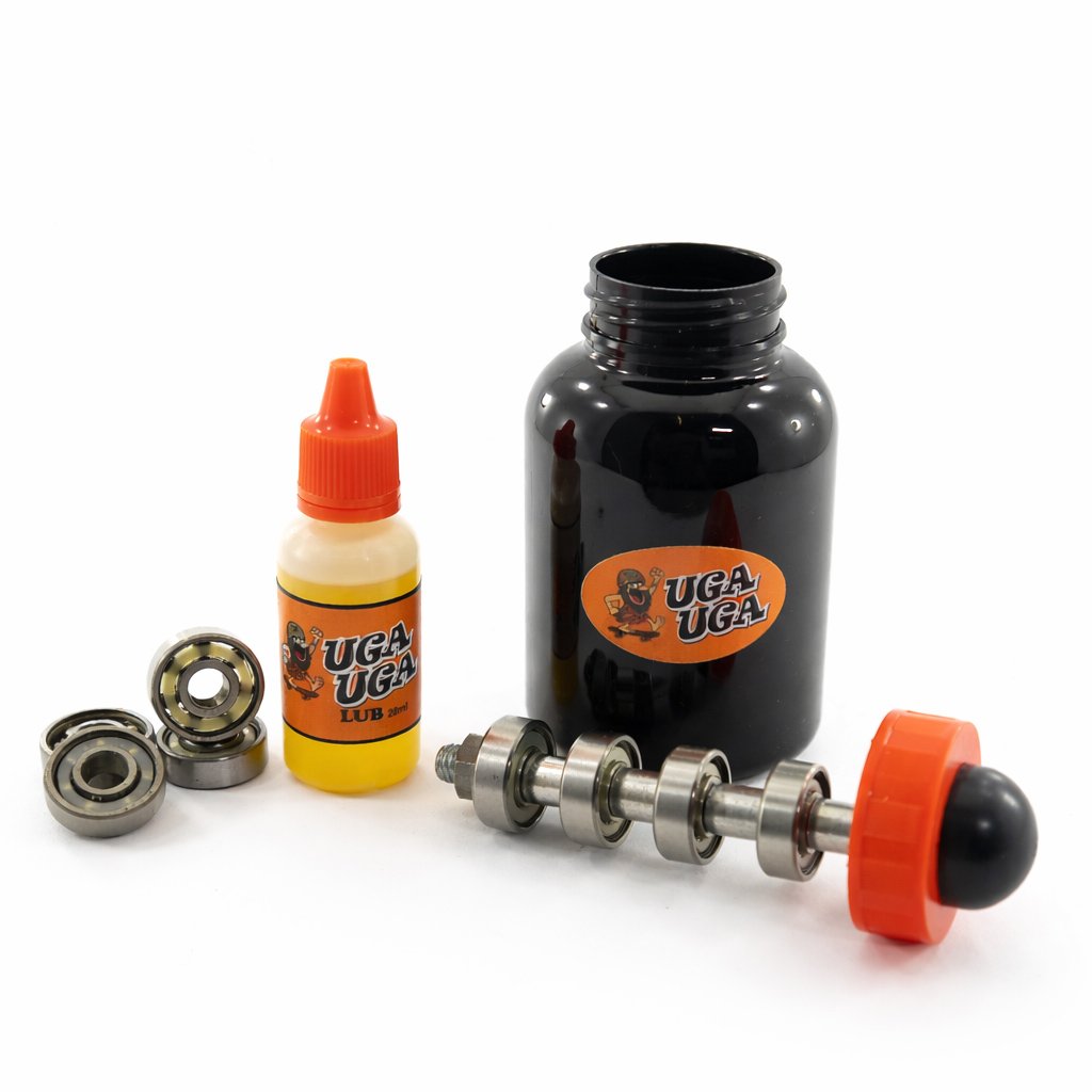 Kit Limpeza de Rolamentos + Lubrificante UgaUga Skate Patins
