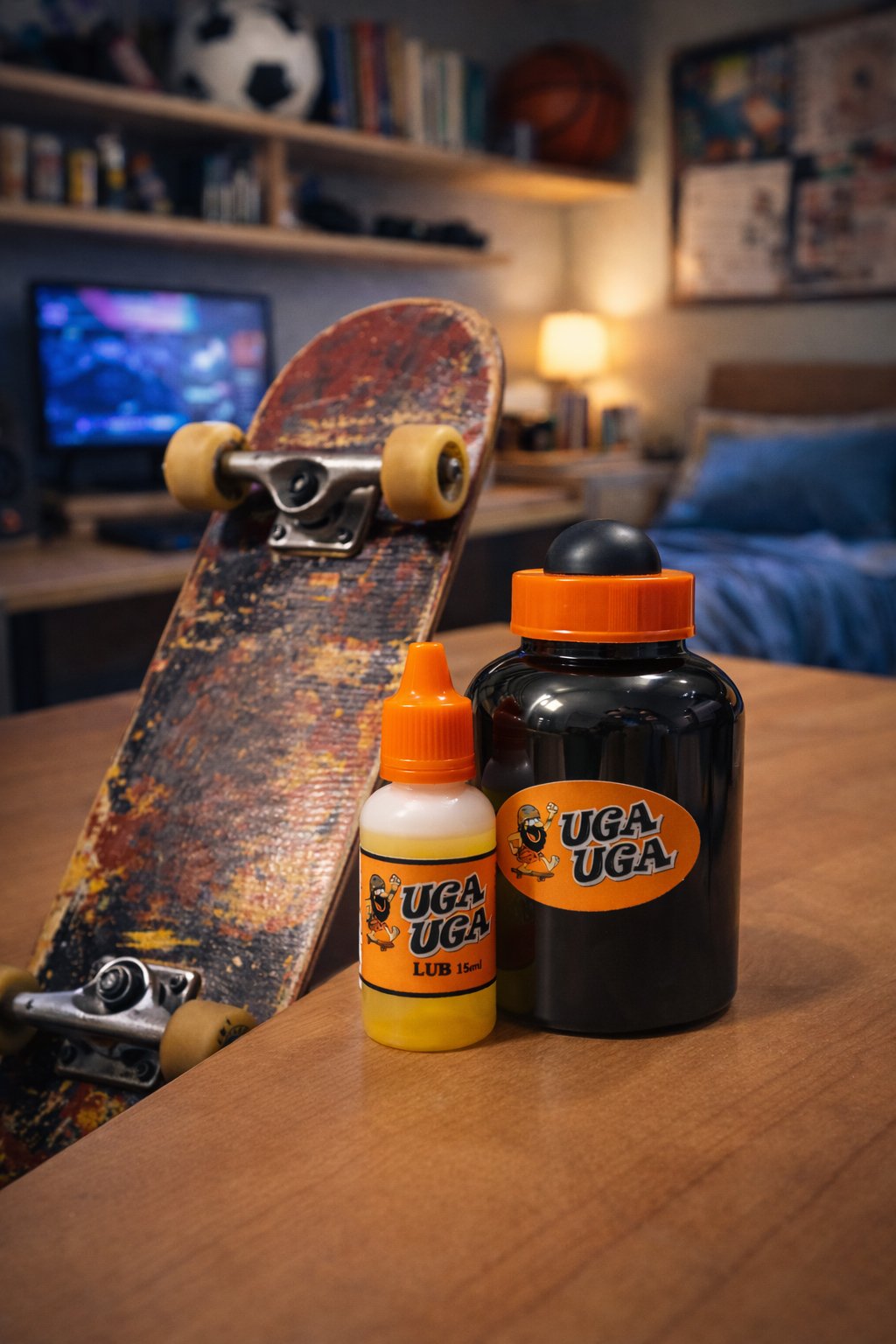 Kit Limpeza de Rolamentos + Lubrificante UgaUga Skate Patins