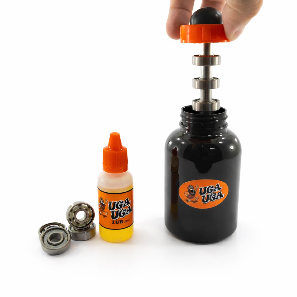 Kit Limpeza de Rolamentos + Lubrificante UgaUga Skate Patins