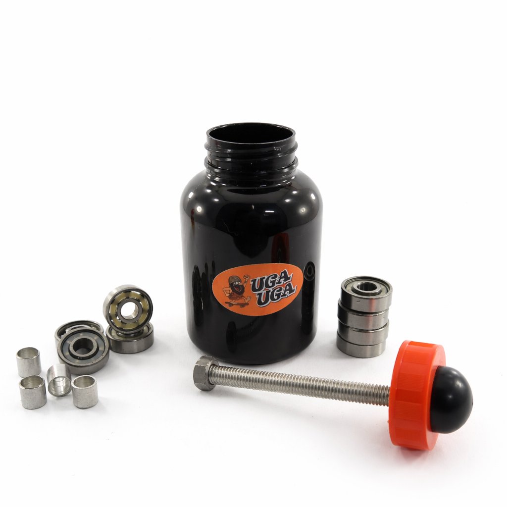 Kit Limpeza de Rolamentos + Lubrificante UgaUga Skate Patins
