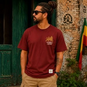 Camiseta Chronic Reggae Ponto Equilíbrio Lançamento Roots