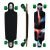 Skate Longboard Hondar Cruiser Montado Maple Completo Pro